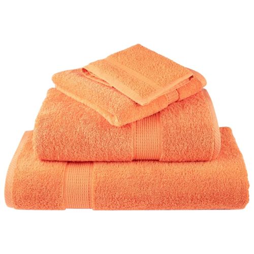 Премиум кърпи за баня SOLUND 10 бр оранжев 70x140 см 600 gsm