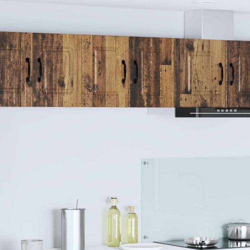 Стенен шкаф PORTO 2 бр. Старо дърво Инженерна дървесина