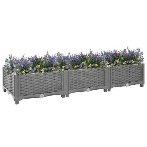 Повдигната леха, 120x40x23 см, полипропилен