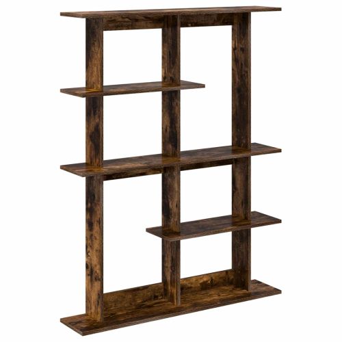Стенен рафт Опушен дъб 102 x 20 x 130 см Инженерна дървесина