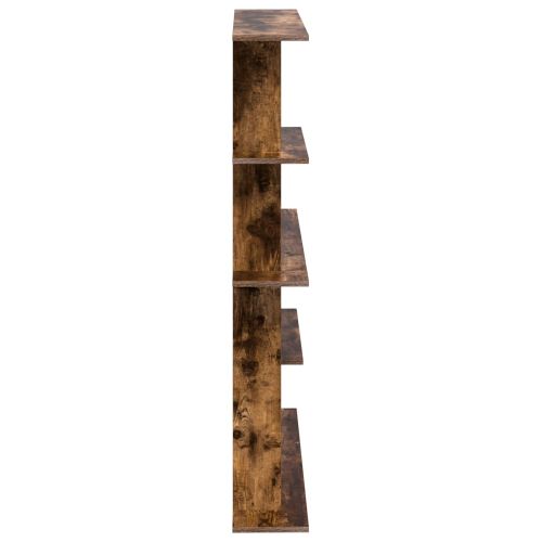 Стенен рафт Опушен дъб 102 x 20 x 130 см Инженерна дървесина