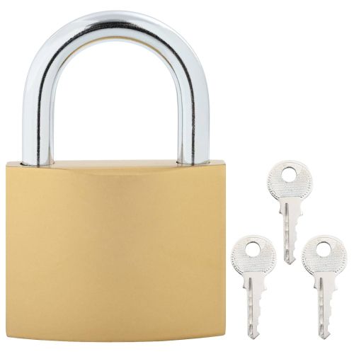 U Lock с ключове 50 бр. Месинг Желязо