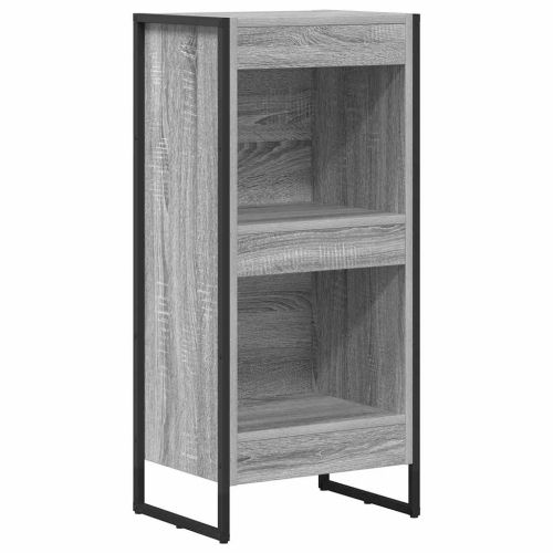 Шкаф за книги 40 x 30 x 86,5 см Инженерна дървесина Сив Сонома