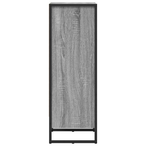 Шкаф за книги 40 x 30 x 86,5 см Инженерна дървесина Сив Сонома