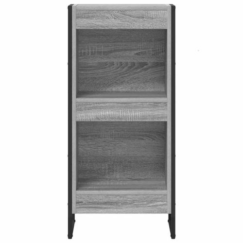 Шкаф за книги 40 x 30 x 86,5 см Инженерна дървесина Сив Сонома