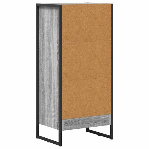 Шкаф за книги 40 x 30 x 86,5 см Инженерна дървесина Сив Сонома