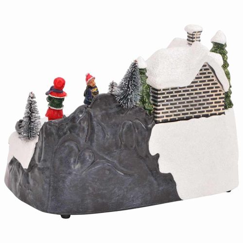 Мини Коледен Селце 16 x 11,5 x 13 см Пластмаса Многоцветен