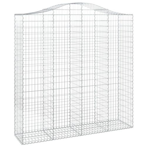Габионни кошници арка 3 бр 200x50x200/220 см поцинковано желязо