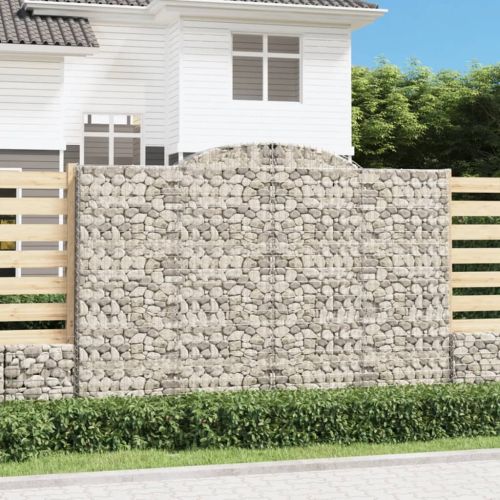 Габионни кошници арка 5 бр 300x30x200/220 см поцинковано желязо
