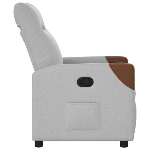 Recliner Chair Cloud Grey Fabric