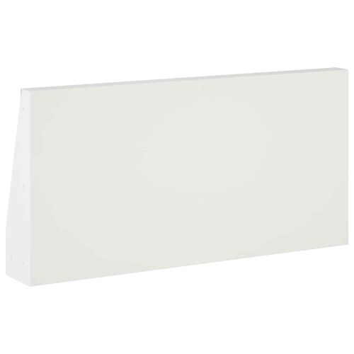 Задържащи стени 2 бр. 40 x 12 x 30 см Стомана Бяло