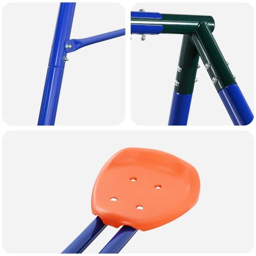Комплект за люлка на открито Многоцветен Стомана и PE