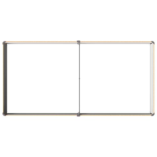 Вдигната леха за градина Натурално 160 x 80 x 24 см