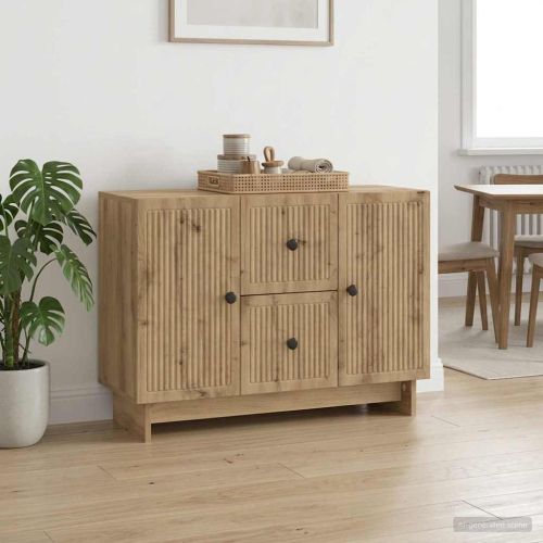 Служебен шкаф Дъб артизан 89 x 34,5 x 60 см Инженерна дървесина