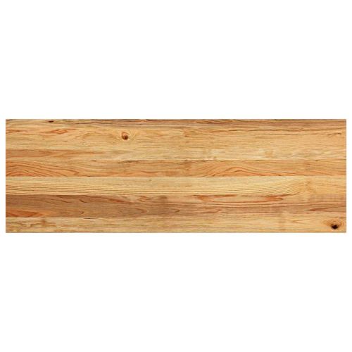 Прозоречни первази, 2 бр, светлокафяви, 120x40x2 см, дъб масив