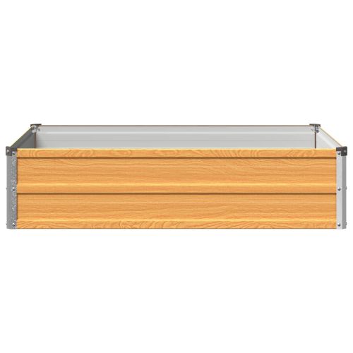 Вдигната леха за градина Натурално 100 x 80 x 24 см