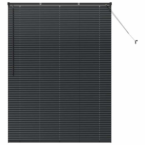 Венецианска щора Черно 175 x 135 см 25 мм Алуминий
