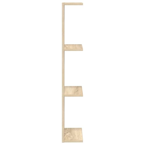 Стенен рафт 2 бр. Дъб сонома 22 x 15 x 100 см