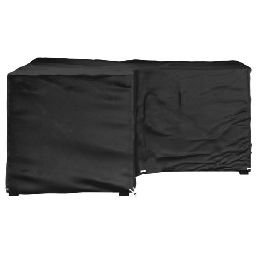 Покривало за ъглови градински мебели 16 капси 215x215x90 см