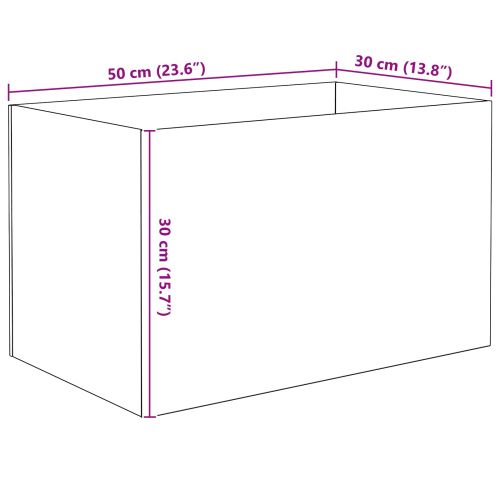 Аквариум със съхранение Прозрачен 50 x 30 x 30 см Стъкло