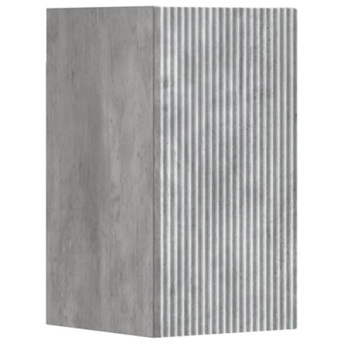 Комплект мебели за баня 3 бр. Бетонно сиво 33 x 34,5 x 160 см