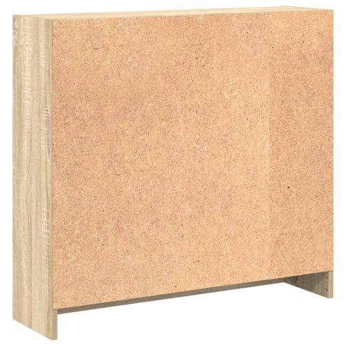 Шкаф за книги Сонома Дъб 80x24x75 cm Инженерна дървесина