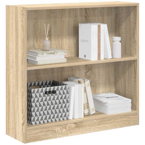 Шкаф за книги Сонома Дъб 80x24x75 cm Инженерна дървесина