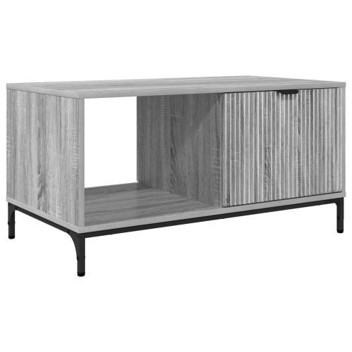 Масичка за кафе Сив Сонома 90 x 49 x 46 см Инженерна дървесина