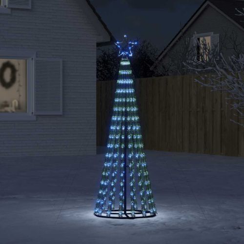 LED коледна елха 275 LED синя 180 см