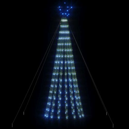 LED коледна елха 275 LED синя 180 см