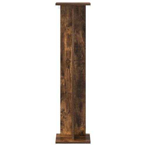 Стойка за растения Опушен дъб 25 x 25,5 x 100,5 см