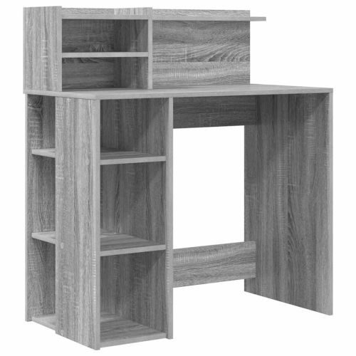Бюро Сив Сонома Инженерна дървесина 90 x 48 x 101,5 см