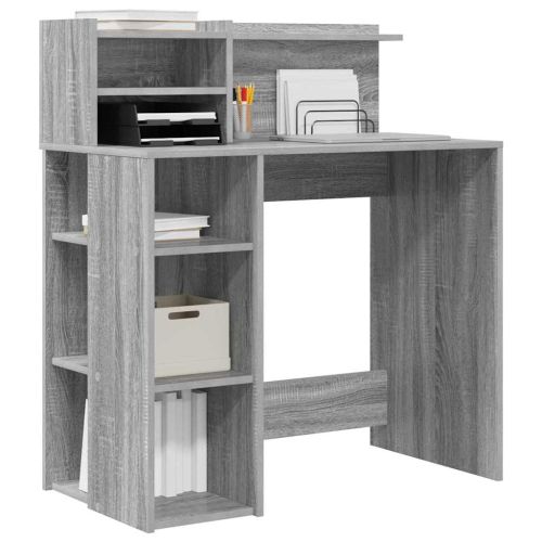 Бюро Сив Сонома Инженерна дървесина 90 x 48 x 101,5 см