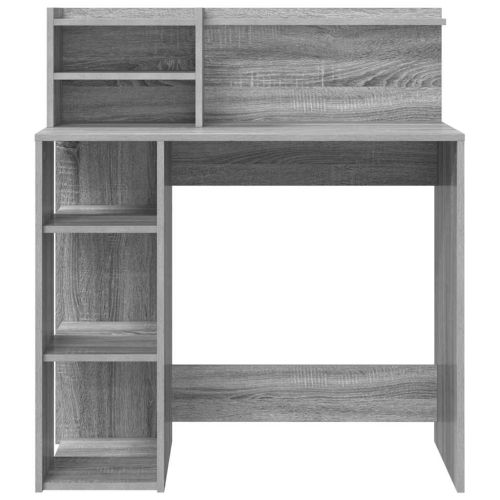 Бюро Сив Сонома Инженерна дървесина 90 x 48 x 101,5 см