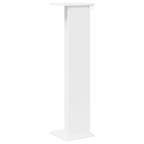 Стойка за растения 2 бр. Бяло 25 x 25,5 x 100,5 см