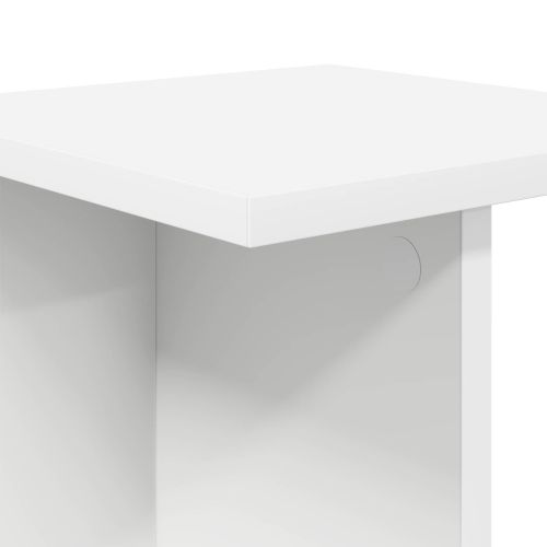 Стойка за растения 2 бр. Бяло 25 x 25,5 x 100,5 см