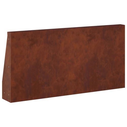 Задържащи стени 6 бр. 40 x 12 x 30 см Кортенова стомана