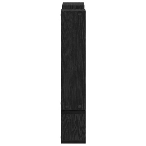 Стенен рафт Монтиране на стена Черния дъб 96 x 12 x 64 см