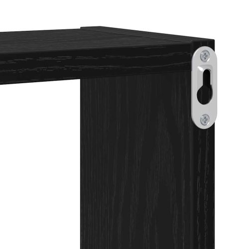 Стенен рафт Монтиране на стена Черния дъб 96 x 12 x 64 см