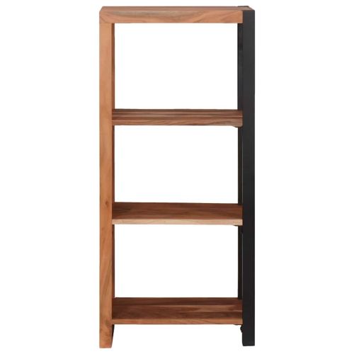 Рафт за книги Кафяво 50 x 30 x 110 см Солидно акациево дърво
