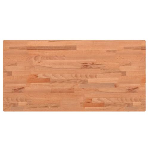 Плот за маса 80x40x1,5 см правоъгълен масивен бук