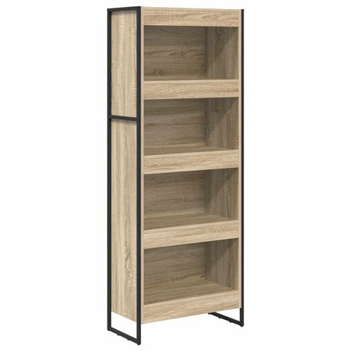 Шкаф за книги 60 x 30 x 155 см Инженерна дървесина Сонома