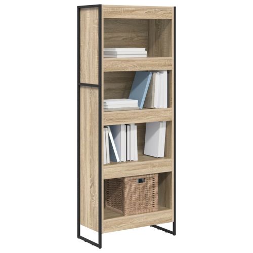 Шкаф за книги 60 x 30 x 155 см Инженерна дървесина Сонома