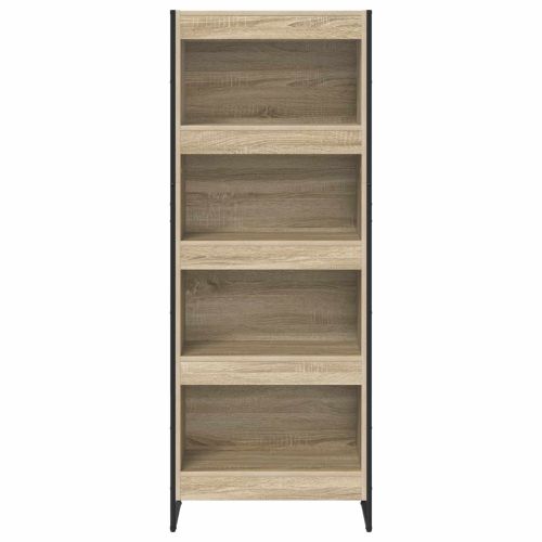 Шкаф за книги 60 x 30 x 155 см Инженерна дървесина Сонома
