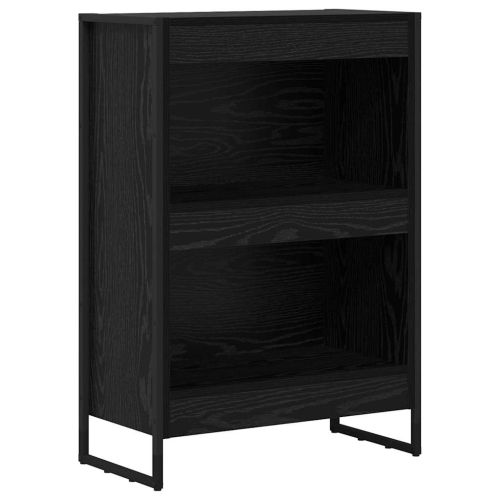 Шкаф за книги 60 x 30 x 86,5 см Инженерна дървесина Черния дъб