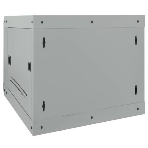Мрежов кабинет със съхранение Сив 53 x 60 x 45 см Стомана