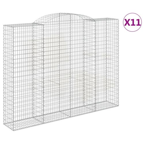 Габионни кошници арка 11 бр 300x50x220/240см поцинковано желязо