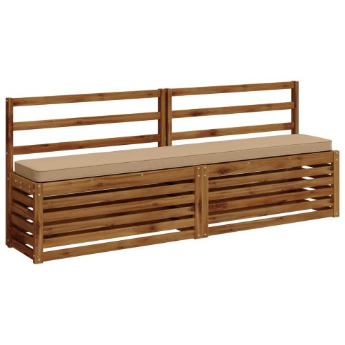 Калъфи за пейки, 2 части VUGHT 2 pcs 100% полиестер Пясък