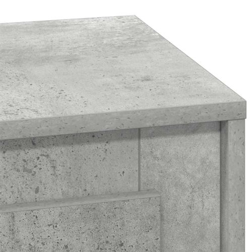 Нощен шкаф 2 бр. Циментено сиво 44 x 34,5 x 45 см