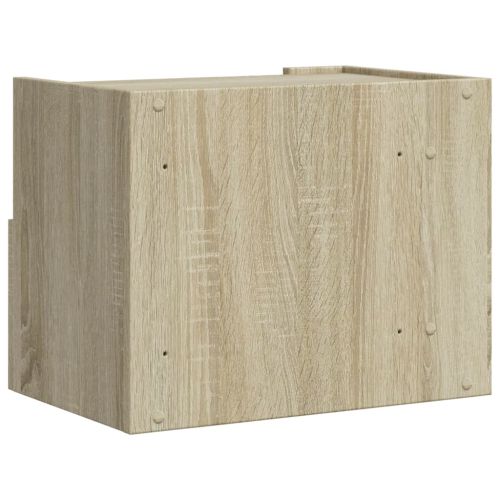 Нощно шкафче за стенен монтаж, сонома дъб, 45x30x35 см